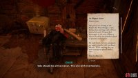 Reading the note on the table will update the quest and lead you to Count Odo.