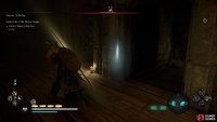 You’ll find the saga scroll in a cell on the eastern side of the room.