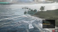 Use your bird to scout the ship, and the enemies surrounding it.