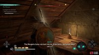 Search the storeroom for clues about Sindri’s location.