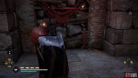 You’ll need to use a fire pot to destroy the second barricade.