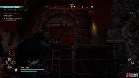 Shoot the link through the opening to send rocks crushing down, killing at least four guards.