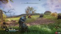 You should try picking off bears with your arrows before engaging them in melee combat.