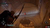 Shoot the links of the chandeliers to send them crashing down on the elite units.