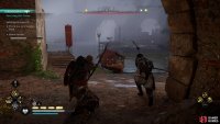You can shoot the fire pots in the boats to destroy them.