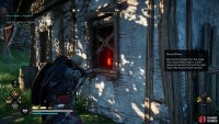 You can shoot the link to the door in the second has from the window outside.