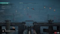 Use the springald to destroy enemy springalds on the ships.
