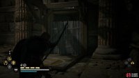 Shoot the wooden barrier to find the object behind.