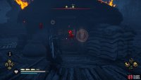 You’ll need to smash through the wooden barriers with a basic attack.