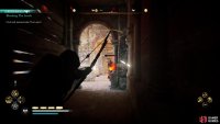 You can sneak to The Leech through the narrow corridors surrounding the courtyard.