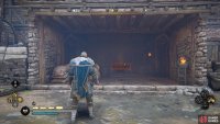 You’ll find the chest in the open, beneath a wooden platform.