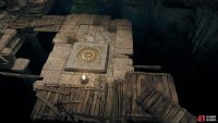 The southeast puzzle platform.
