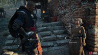 Speak with the child on the corner, who can be hired to distract Maximilian while you enter his house.