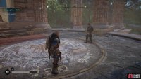 Speak with Geadric in the centre of the ruins.