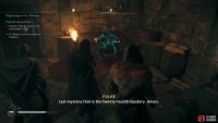 Once inside the crypt, speak with the monk and convince him to give you the key to the cell.