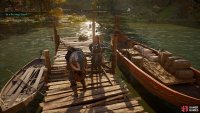 Speak with Nessa to travel to Vinland when you’re ready.