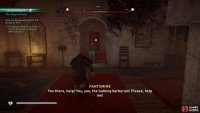 Speak with the performer to obtain the key to the second floor of the church.
