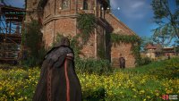 Speak with Ubba by the church to begin the quest.