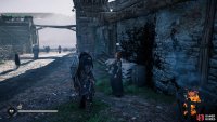 Speak with Augusta by the docks to begin the flyting contest.