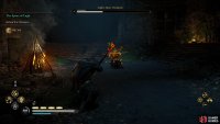 Look out for the red rune aura which indicates an incoming leap attack, which cannot be blocked or parried.
