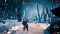 When Suttungr uses his freezing rain ability, stay near the fire until it ends.