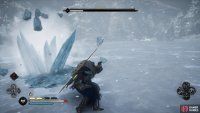 If you’re caught off guard by an ice block from beneath the ground, be ready to avoid successive hits.