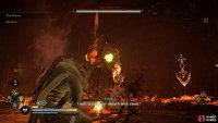 You’ll find weak points on Surtr’s elbows, and on his right foot.