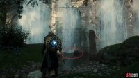 Once you&rsquo;re at the bottom of the waterfall at the southeastern side of Bifrost, swim under the waterfall to find the chest.