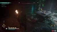 Take the brooch from the chest by the table as evidence of the death.