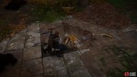 You can loot the artifact from the ground once you’ve dealt with the bears.
