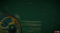You’ll need to throw the object a second time over the hole filled with poison cloud.
