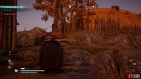 Once you see the entrance to the settlement, follow the fencing a few steps to the southeast.