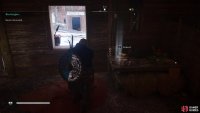 You’ll find the Treasure Hoard Map on the table in a building near the docks.