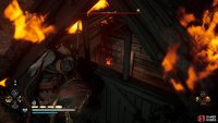 You can shoot the lock to the room through the window on the southern side of the structure.