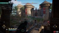 Use the rope systems from the northwestern battle tower to remain undetected.