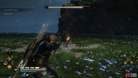 Shoot the weak points on the left and right shoulder of the wolf.