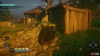 Break the wooden barricade to reach Eluric without being seen by the guards.