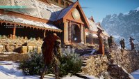 You will find the Memory Fragment at the entrance to the longhouse.