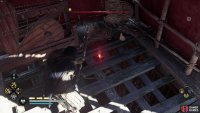 you’ll need to head to the military camp and shoot the door link through the floor to reach the store room.