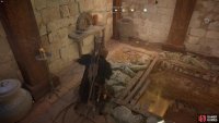 Once inside the enclosed room, blow up the floor barricade to then reach the chest.