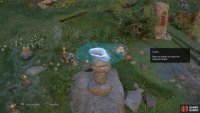 Finally, take the slightly curved flat rock and place it on top to reach the height threshold.