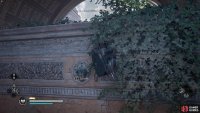 and you’ll need to climb up into the ruins to find the artifact on the wall. 