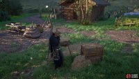 You’ll need to shovel the hay into the rest of the hay pile, too.