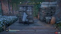 You’ll need to grab the key from a secret room behind the moveable shelf.