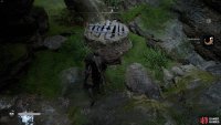 You’ll find the well in the pit and you’ll need to hop into it to find the treasure.