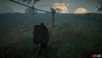 you’ll need to gain height by using the ropes so you can shoot down the cursed symbol. 