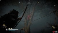 and you’ll need to shoot down the skull hiding in the branches. 