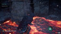 First head into the mines and remove the rock to reveal a passage into a deeper cave.