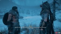 Once you’ve spoken to the Hunter, he will lead you to the Warlock’s hut.