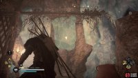 eventually you’ll reach a new cave area with a breakable ice wall that is blocking your entrance into a secret area where the treasure is found.